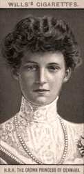 H.R.H. Dánia koronahercegnője, 1908.