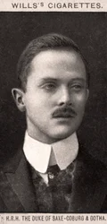 H.R.H. Szász-Coburg és Gotha hercege, 1908.