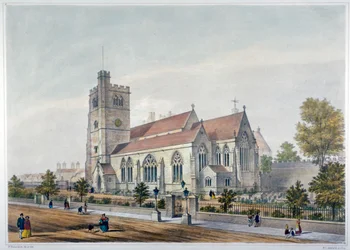 St Mary-at-Lambeth templom, London, 1851