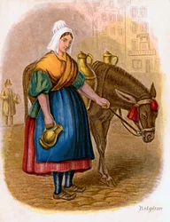 Belga tejesasszony, 1809.