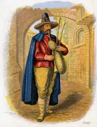 olasz zenész, 1809.