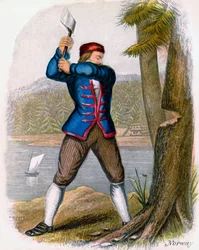 Norvég favágó, 1809.