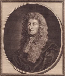 William Russell angol politikus portréja, Lord Russell (1639-1683), John Goldar (1729-1795) rézmetsze G Kneller festményéből