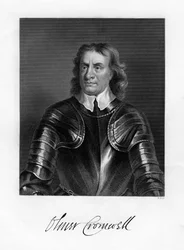Oliver Cromwell, angol katona és államférfi, 19. század