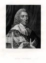 William Pitt, Chatham 1. grófja, brit whig államférfi, 19. század.