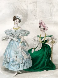 Női divat, 1830-as évek