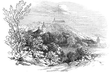 Molsdorfi palota - Őfelsége Albert herceg rajzából, 1845.