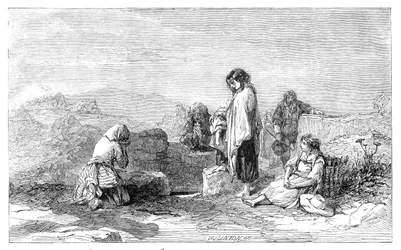 Zarándokok a Szentkúthoz - F. W. Topham - az új akvarell kiállításról, 1845.