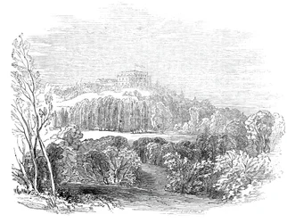 Nyári palota Würtemburgban – Őfelsége Albert herceg rajzából, 1845.