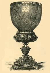 Achát csésze, 1881.