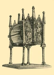 Ereklyetartó, 14. század, 1881.