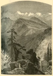 "Sierras csúcsa", 1874.