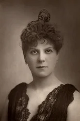 "" Jessie Millward (John Glendinning asszony) angol színésznő. Henry Irving színházi társulatának tagja. (fabury típusú)