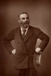 "" John Burns (1858-1943) angol munkáspárti (szocialista) politikus. (fabury típusú)