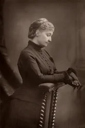 ""The Empress Eugenie (1826-1920) widow of Napoleon III of France. (woodburytype)