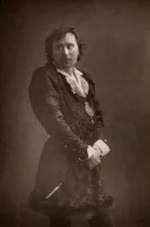 Herbert Beerbohm Tree (1853-1917) angol színész-menedzser (woodburytype)