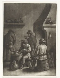 Férfiak a kandallónál