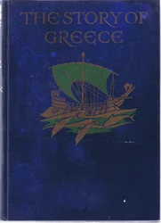 Elülső tábla kialakítása, illusztráció a Görögország történetéből, 1930-as évek