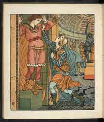 Illusztráció a történethez, Belle étoile hercegnő.