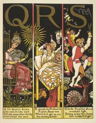 QRS-Q Anna királynő számára; R jelentése Richard & Robert; és S a csigának