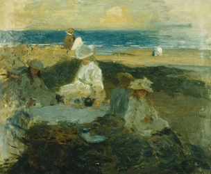 A tengerparton, 1903 körül
