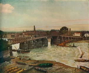 Régi Battersea híd, 1874-1933