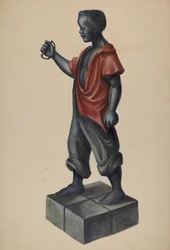 Hitching Post, c. 1937.