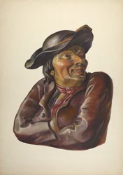 Taverna mellszobra, c. 1937.