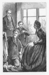 Jelenet a The Mill on the Floss című filmből, George Eliottól, 1880