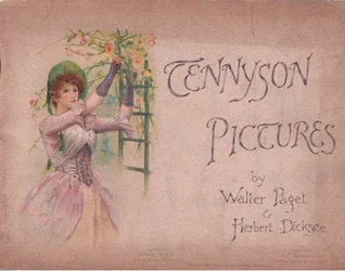 Elülső borítóterv (The May Queen), illusztráció a Tennyson Picturestől, az E P Dutton & Co., 1900 körül (színes litó)