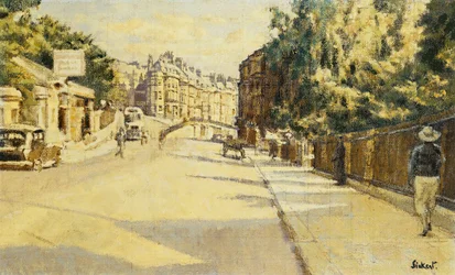 London Street, Bath, Walcot felé nézve, 1939 körül