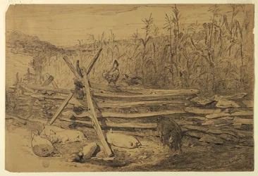 Farm jelenet