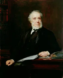 Edward Baines Jr portréja (olaj, vászon)