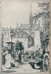 Place St. Michel, Párizs, 1913