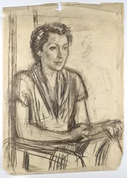 Portré tanulmány Frauke Lauterbach
