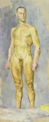 Férfi meztelen