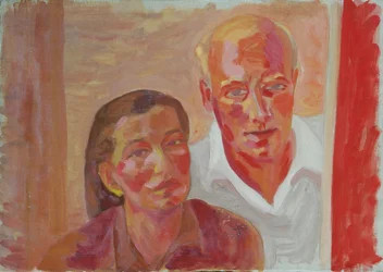 Önarckép Frau Grete-vel