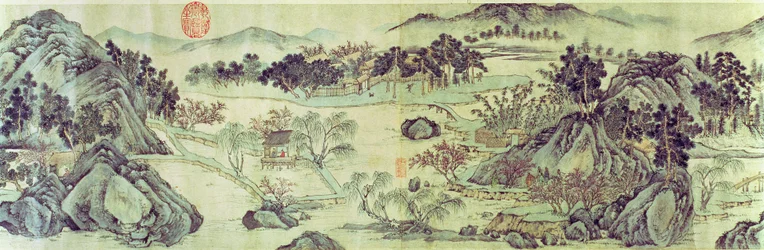 Az őszibarackvirágok forrása, Wang Wei „Tao Yuan Bi Jing” című verséből