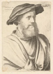 Szakállas férfi Hans Holbein után, 1646.