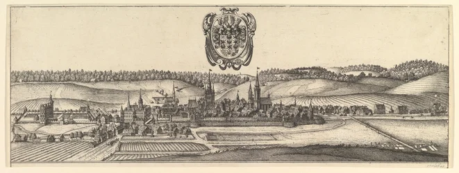 Ansbach and Coburg, View a of two view a&b., 1625-77.