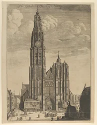 Antwerpeni katedrális prospektusa Tvrris Ecclesiæ Cathedralis, 1649., 1649