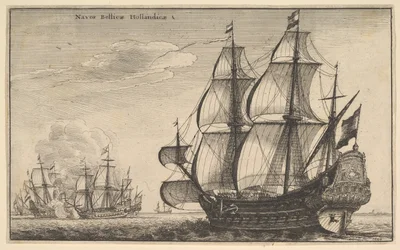 Holland hadihajó Naves Bellicæ Hollandicæ, 1647.