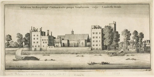 Lambeth-palota a folyó felől
