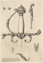 Díszkardmarkolat, 1642.