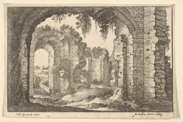 Római romok, 1673.