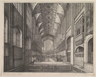 Szent György-kápolna kórusa, Windsor, 1663.