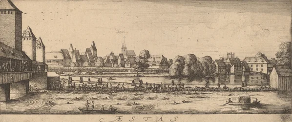 Nyár: A fürdőhely, c. 16281629.