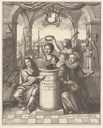 The Royal Society, Thomas Sprat előlapja, The History of the Royal Society of London..., 1667.