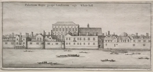 Kilátás Londonra: Whitehall a folyóról