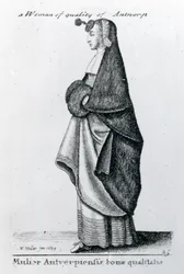Minőségi nő Antwerpenből, 1643